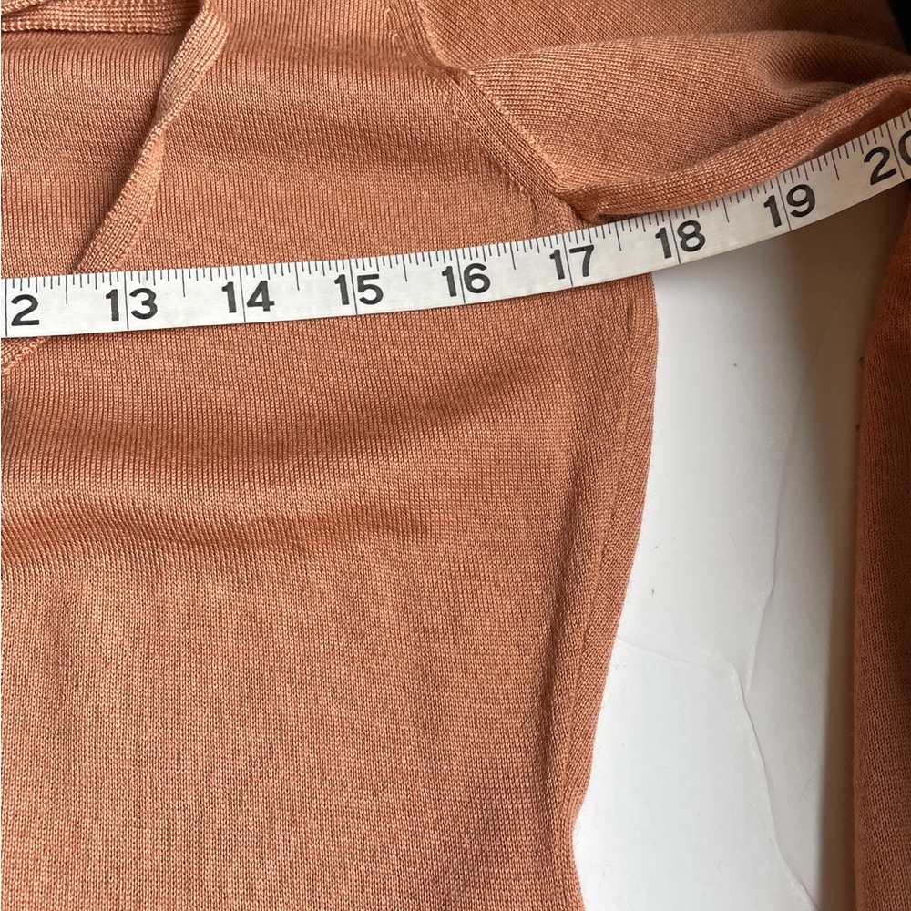 Ulla Johnson Peach Lace-Up Long Sleeve Maxi Dress - Picture 12 of 13